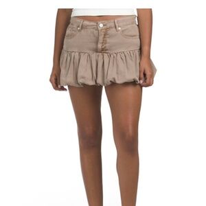 Blank NYC brown bubble skirt
